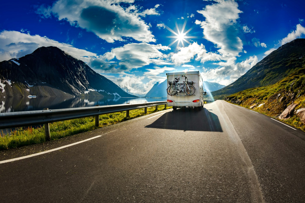 Autocaravana en ruta