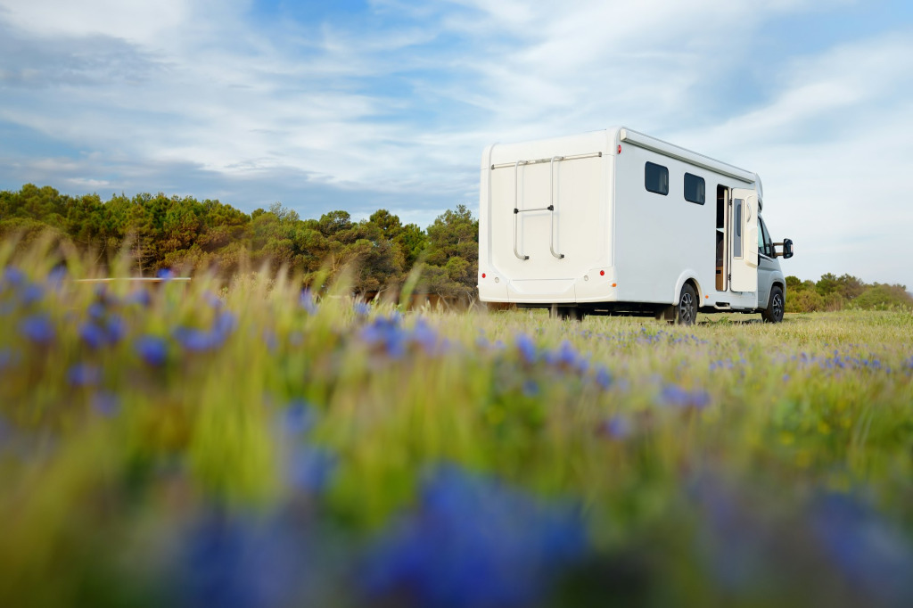 Autocaravana en primavera